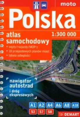 Polska atlas samochodowy