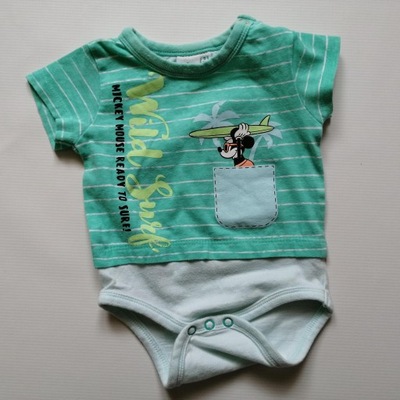 DISNEY body bluzeczkobody MYSZKA MIKI 0-3M