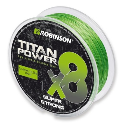 Plecionka Titan Power x8 0,22mm 150m Robinson