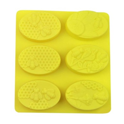mydło silikonowe foremki silikonowe do mydła żółte