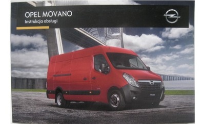 OPEL MOVANO B 2010-2022 Polska książka obsługi