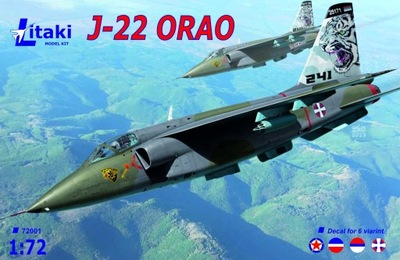 LItaki 72001 1/72 J-22 ORAO Yugoslav attack aircraft