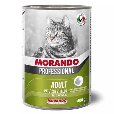 Morando Cat Pasztet z cielęciną puszka 400g