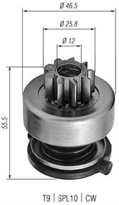 AMB0254 MAGNETI MARELLI BENDIX ARRANCADOR SEAT  