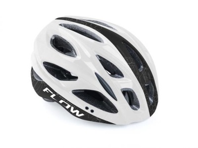 Kask rowerowy Author Flow X9 biało-czarny 58-61