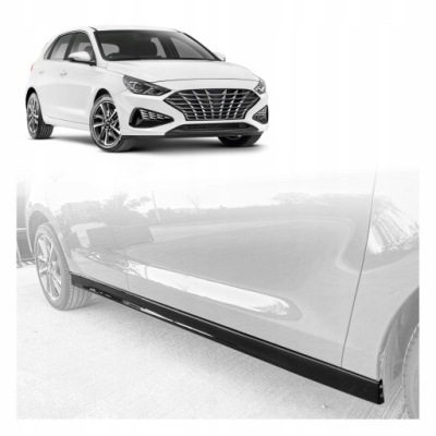 Накладки поріг do hyundai i30 iii 2016- хетчбек фото №1