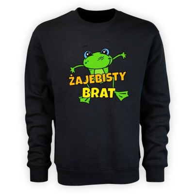 Żajebisty super brat Bluza Czarna