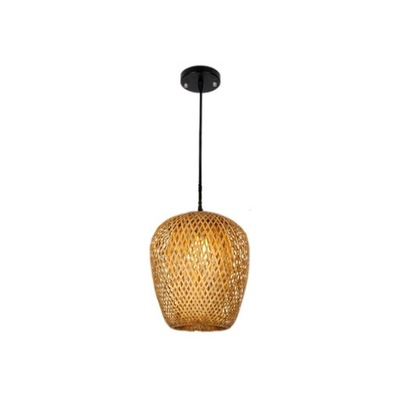 Lampa wisząca amboo Weaving, wisząca lampa sufitow