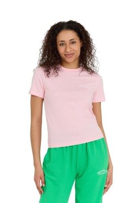 JUICY COUTURE - Różowy t-shirt damski HAYLEE L