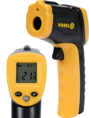 TERMOMETR BEZDOTYKOWY PIROMETR NA PODCZERWIEŃ LCD