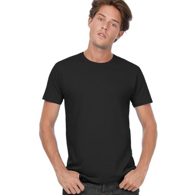 KOSZULKA T-SHIRT B&C #E150 RING SPUN black L