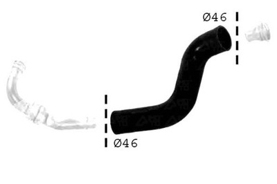 Sasic труба wąż turbo renault fluence 1.5 dci l30a фото №1