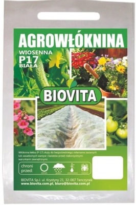 AGROWŁÓKNINA WIOSENNA P-17 biała 1,6x10m BIOVITA