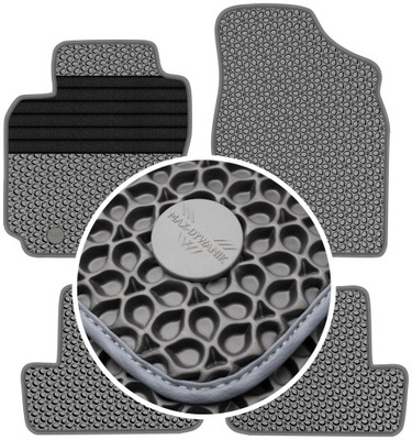 TOYOTA RAV4 II 5D 2000-2003 ALFOMBRILLAS GOMA PARA COCHE EVA COLOR NEGRO  