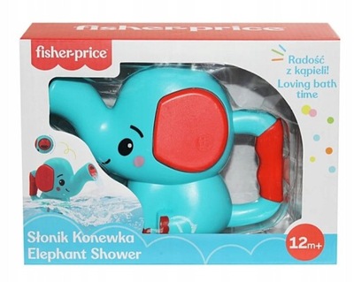 FISHER PRICE SŁONIK KONEWKA ZABAWKA DO KĄPIELI