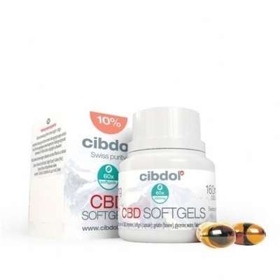 Cibdol Kapsułki żelowe CBD 10% (1000mg)