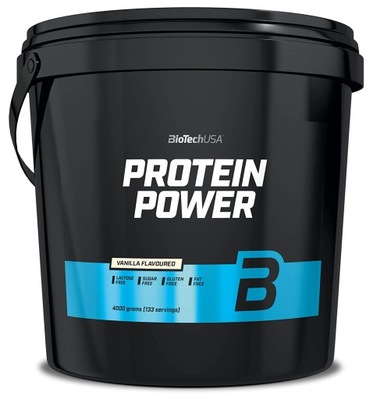 BioTech Protein Power białko odżywka 4000g wanilia