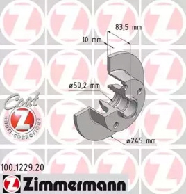 ДИСК ТОРМОЗНОЙ AUDI A4 94-00 ЗАД