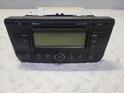 Радио cd stream mp3 skoda octavia ii 2 04- ładne фото №1