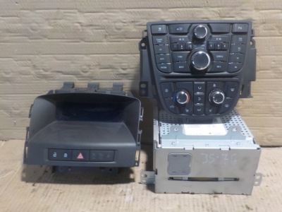 Радио cd + дисплей, панель, opel astra j 2017r 140 km 1.4 pb 13444592 фото №1