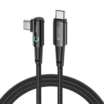 TECH-PROTECT ULTRABOOST "L" TYPE-C CABLE 60W/6A 200CM GREY