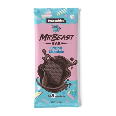 MrBeast Feastables Original Chocolate 60g Youtube