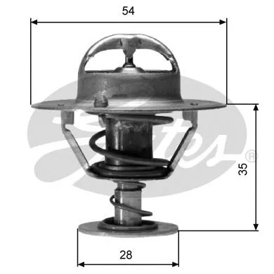 TERMOSTAT, MATERIAL DE REFRIGERACIÓN TH04277G1 GATES  