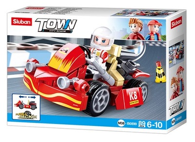 KLOCKI 89EL TOWN AUTO SAMOCHÓD GOKART SLUBAN