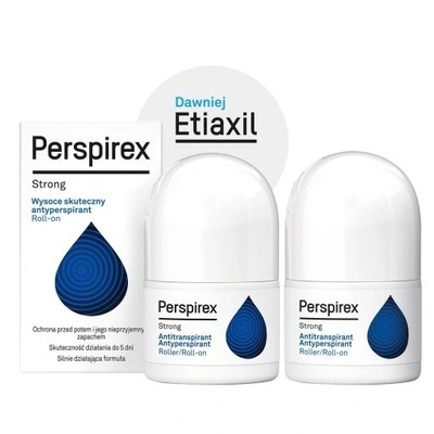 2x PERSPIREX Strong 20ml antyperspirant roll-on