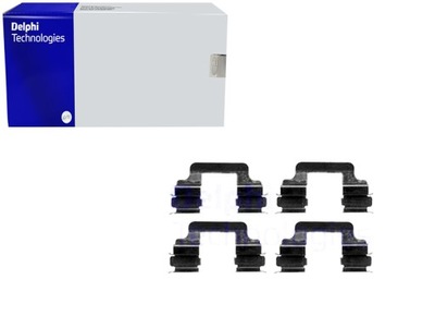 Набор монтажный тормозных колодок задняя alfa romeo 159 brera spider audi a4 b6 фото №1