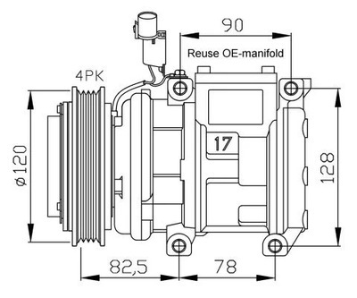 32449 COMPRESOR KLIMAT. KIA  