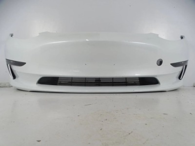 Бампер перед передний tesla 3 + противотуманная фара drl bez pdc фото №1