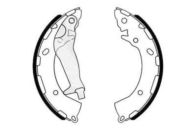 ZAPATAS DE TAMBOR DE FRENADO BREMBO 583500PA00 LS2010 FSB4047  