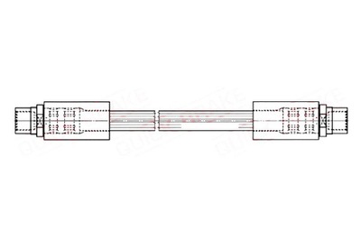 QUICK BRAKE CABLE DE FRENADO ELÁSTICO PARTE DELANTERA L/P AUDI A6 ALLROAD C6  