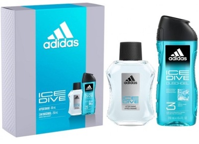 ADIDAS Zestaw ICE DIVE A/S 100ml + Żel 250ml