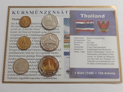 Tajlandia Set monet obiegowych , 6 x UNC