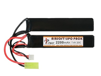 Akumulator Bateria LiPo Li-Po 7,4v 2200mAh AK M4 G36 M16 Pakiet