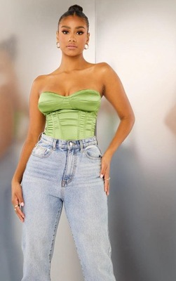 LC34306 PLT SATYNOWY TOP GORSETOWY S