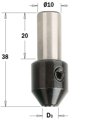 364.032.00 LAIKIKLIS : WIERTEL HW D3=3,2 L=38 S=10X2 