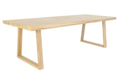 Duży stół drewniany drewno akacjowe do ogrodu ogrodowy z Niemiec