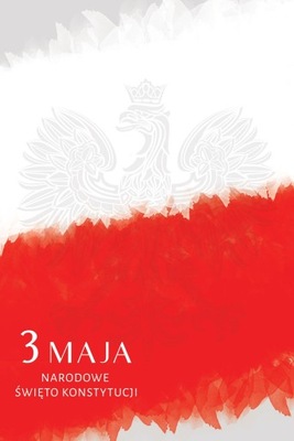 Plakat Święto Konstytucji 3 Maja Orzeł 61x91,5 cm