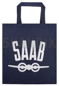 BOLSA BAG BAWELNA AZUL ORIGINAL LOGOTIPO SAAB  