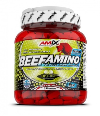 Amix Beef Amino 550 tabs wielka procja aminokwasow