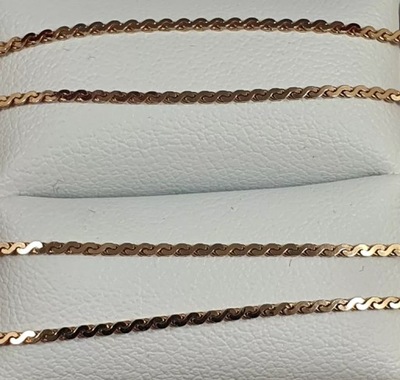 ZŁOTY ŁAŃCUSZEK P:585 W:2,76G DŁ:45CM