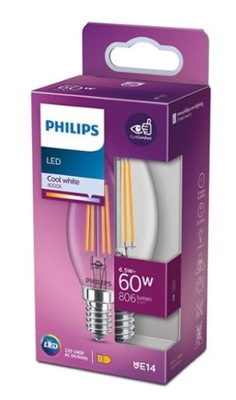 Lampa LED Philips 6,5 W E14