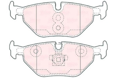 VALEO КОЛОДКИ ГАЛЬМІВНІ BMW 3 325 TD (E36)