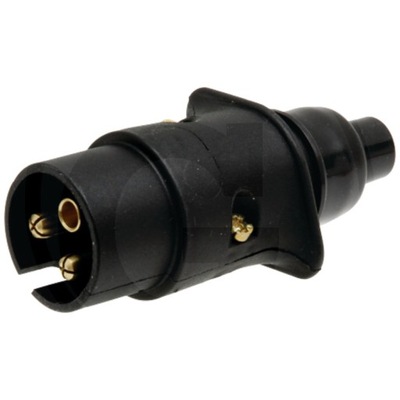 CLAVIJA ERICH JAEGER NEGRA 16A 6-24V 3-PIN  