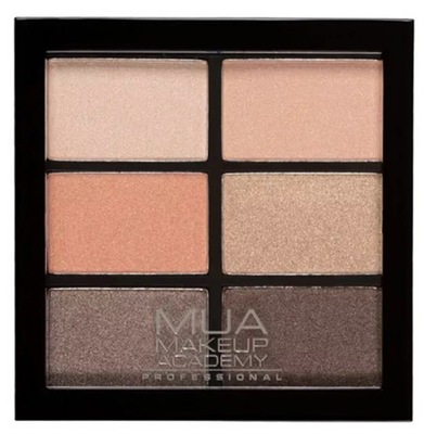 MUA Matte CORAL DELIGHTS Paleta 6 matowych cieni