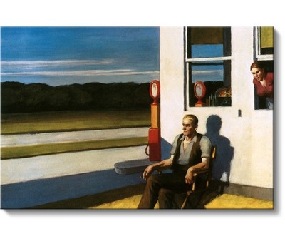 Edward Hopper, Four Lane Road, 100x67 cm