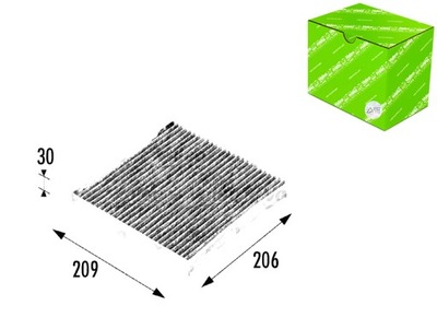 Фільтр кабіни з вугіллям активованим renault laguna ii laguna iii vel satis фото №1